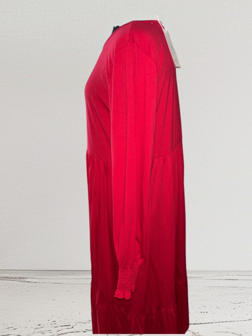 UVN Red Tiered Maxi Dress,P2P:20.5-22”,L:48” NWT - Picture 6 of 9